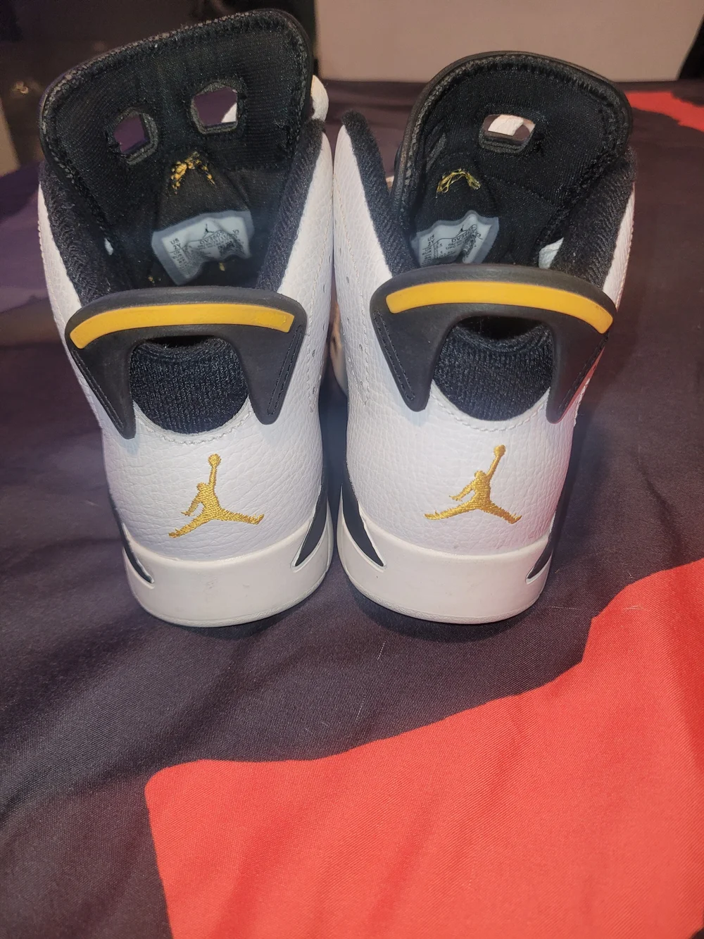 Kids Yellow and White Basketball Sneakers - Youth High-Top Shoes